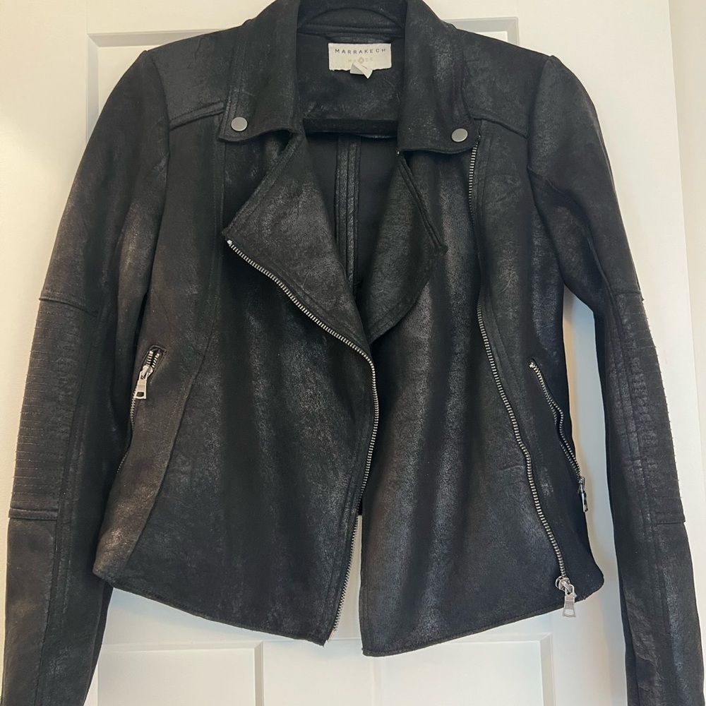 Marrakech black Moto jacket sz XS